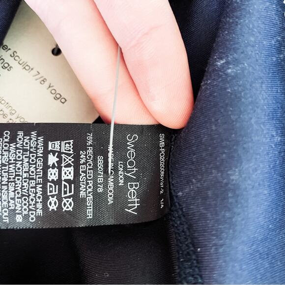 NWT Sweaty Betty Super Sculpt 7/8 Yoga Leggings - Picture 6 of 7